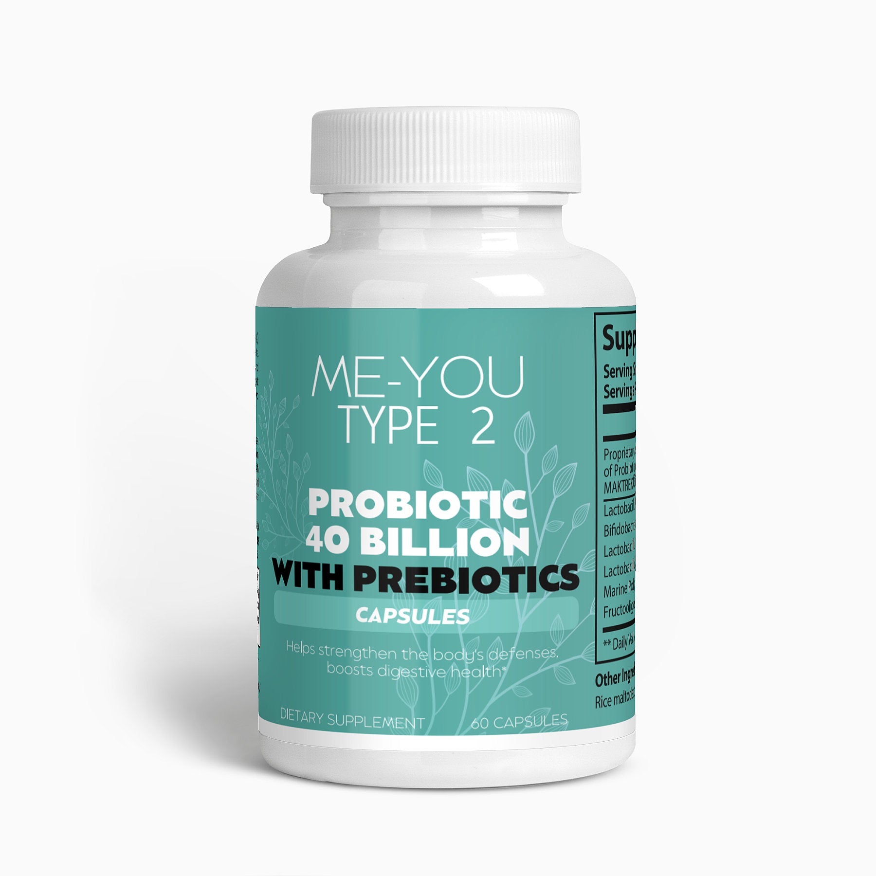 Probiotic 40 Billion with Prebiotics